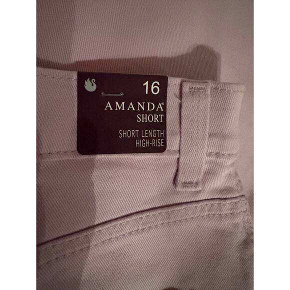 Gloria Vanderbilt Amanda Short Lavender Kiss Size 16 Short Length High Rise NWT - Picture 4 of 7